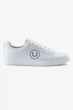 Fred Perry B721 Men’s Tennis Shoes White Black VDGPU3294