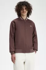 Fred Perry Corduroy Tennis Bomber Men’s Jackets Dark Red LWXJZ0861