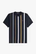 Fred Perry Gradient Stripe Men’s T-Shirt Navy PSKGD8403
