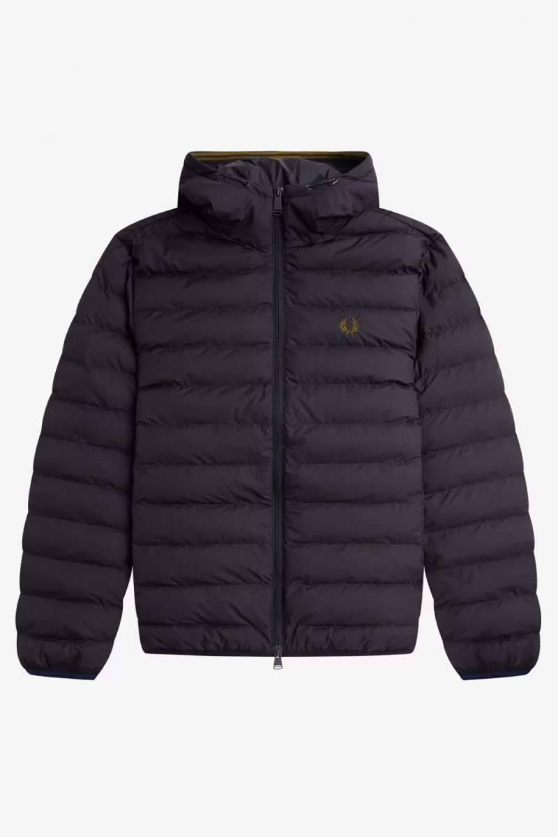Fred Perry Hooded Insulated Men’s Jackets Navy FXPYE9652 Fred Perry Hooded Insulated Men’s Jackets Navy FXPYE9652