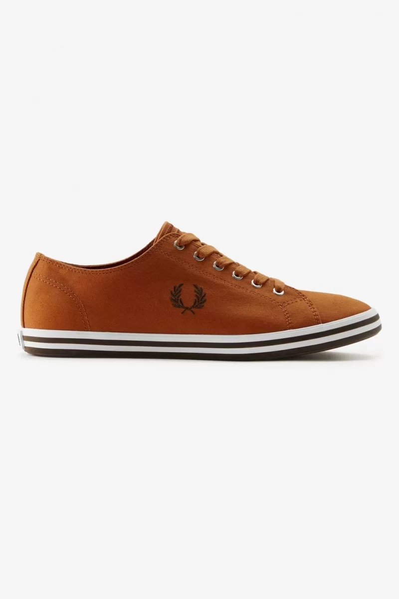 Fred Perry Kingston Men’s Plimsolls Brown GTAZH1978 Fred Perry Kingston Men’s Plimsolls Brown GTAZH1978
