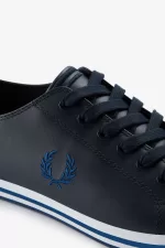 Fred Perry Kingston Men’s Plimsolls Navy Shaded Cobalt BMVRL1039