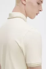 Fred Perry M12 Men’s Shirt Beige Oatmeal Oatmeal TGUOK2197