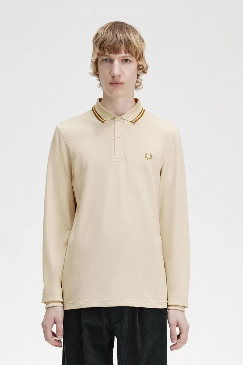 Fred Perry M3636 Men’s Shirt Oatmeal Dark Coffee Dark Coffee ULHMI1695 Fred Perry M3636 Men’s Shirt Oatmeal Dark Coffee Dark Coffee ULHMI1695