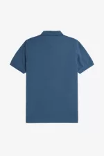 Fred Perry M6000 Men’s Shirt Midnight Blue Light Aqua RICFJ8761
