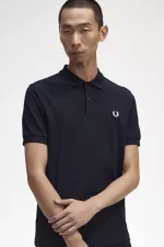 Fred Perry M6000 Men’s Shirt Navy Snow White WPVRF3872