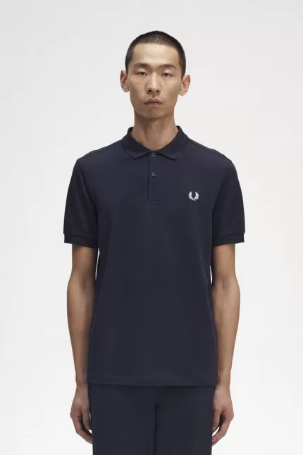 Fred Perry M6000 Men’s Shirt Navy Snow White WPVRF3872