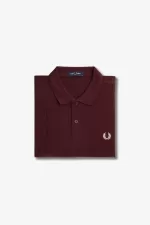 Fred Perry M6000 Men’s Shirt Oxblood Beige NASLZ3109