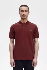 Fred Perry M6000 Men’s Shirt Oxblood Beige NASLZ3109