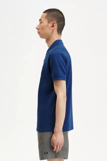 Fred Perry M6000 Men’s Shirt Shaded Cobalt Navy HQIYZ2805