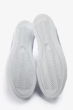 Fred Perry Perforated Baseline Men’s Tennis Shoes White Midnght Blue MOJYW4298