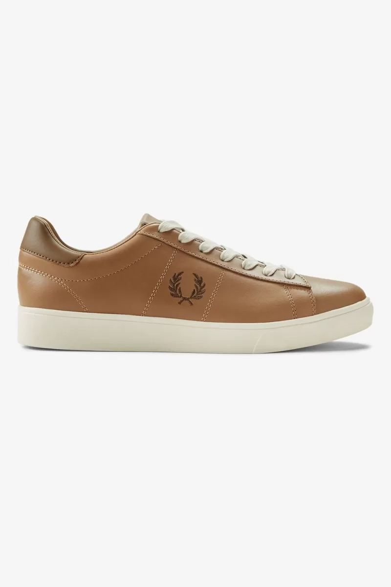 Fred Perry Spencer Mens Tennis Shoes Gre 687 ZOOM - Fred Perry Spencer Men's Tennis Shoes Green Brown CIKGS8691