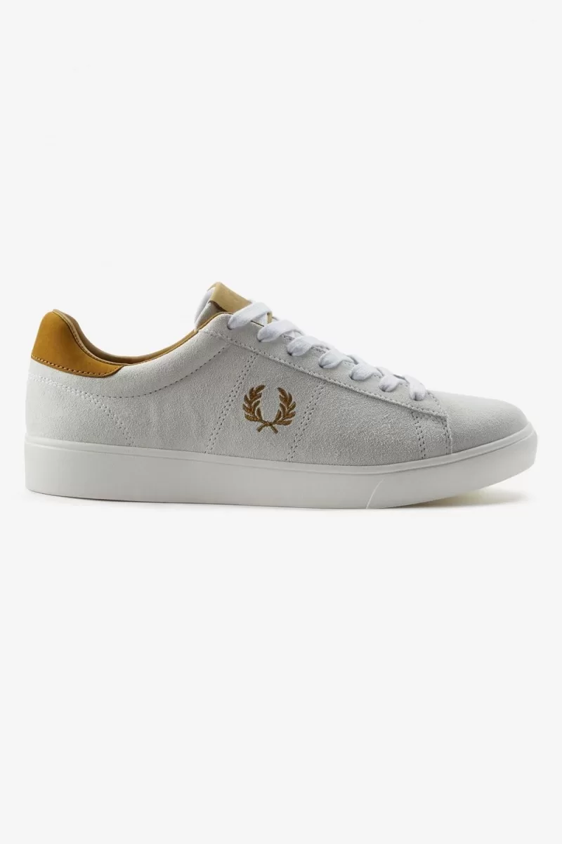 Fred Perry Spencer Mens Tennis Shoes Whi 25 ZOOM - Fred Perry Spencer Men's Tennis Shoes White YSTKB8129