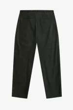 Fred Perry Waffle Cord Tapered Men’s Pants Night Green WKZAX1365